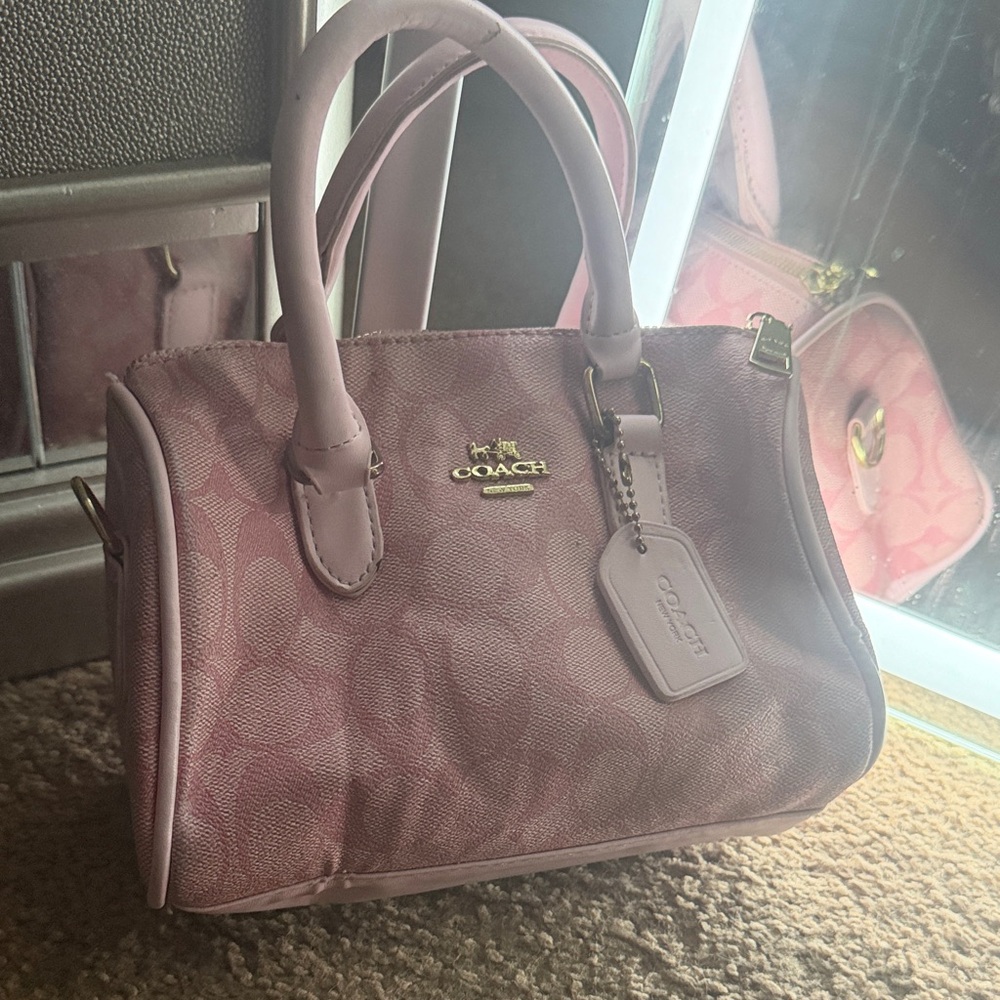 Coach Light Pink Satchel Bag